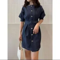 eimy istoire（エイミーイストワール） レトロデニムミニワンピース