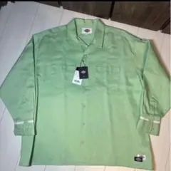 新品 ディッキーズ ワークシャツ ミント dickies 長袖シャツ　シャツ　2