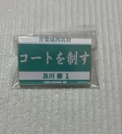 ハイキュー!! 及川徹 青葉城西高校 アクリルバッジ　ネームバッジ