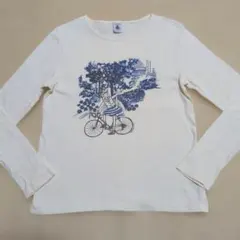 プチバトー プリント 長袖 Tシャツ 12ans 152cm 秋冬のサムネイル