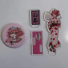 カラフルピーチ からぴち のあ 真夏の桃祭り 初期缶バッジ アクスタ