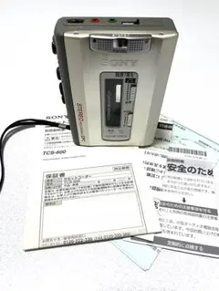 完動品SONY TCS-600カセットレコーダー ステレオ再/録オートリバース