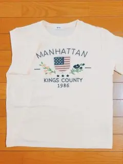 チェーン刺繍Tシャツ　クリーム　SM2のサムネイル