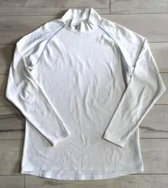 UNDERARMORコールドギアアンダーシャツLsizeホワイト長袖ハイネック