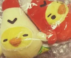 キイロイトリスーパー　てのりぬいぐるみセット　ケチャップ　マヨネーズ
