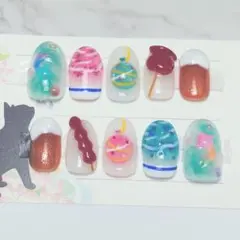 ネイルチップ スイーツ ヴァネロペ ＊現品 Lサイズ - メルカリ