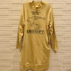 DENIM DUNGAREE デニムダンガリー スヌーピー ワンピー 140