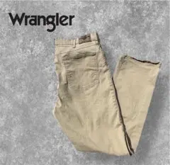 Wrangler ラングラーチノパンストレートフィットL32ベージュのサムネイル