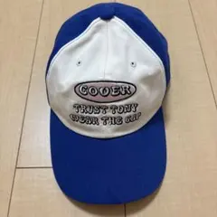 COOER ベースボールキャップ ブルー×ホワイト