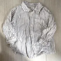 ZARA リネン 長袖シャツ 80㎝ 9-12ヶ月