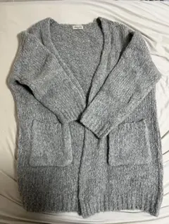 Samansa Mos2 ニットカーディガン ポケット付き