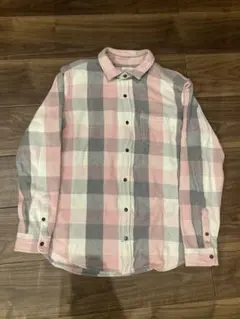 GAP ネルシャツ ピンク グレー OLDGAP 白タグ チェック L 好配色のサムネイル