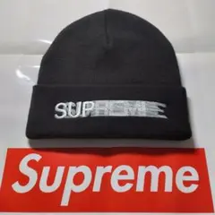 Supreme ブラック ビーニー 黒　モーション se1059r.jpg