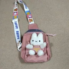うさぎ ショルダーバッグ ピンク