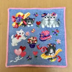 FEILER フェイラー ハンカチ モンプティシャ 猫 シェニール織 キャッツ