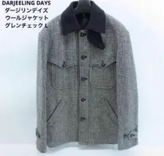 ☆ ダージリンデイズ ユナイテッドアローズ ウールジャケット グレンチェックL