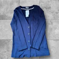 インデックス　ネイビー カーディガン 長袖　新品タグ付き　Mサイズ