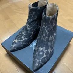 UNISAヒョウ柄ブーツ 美品！値下げ！のサムネイル