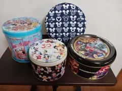 東京ディズニーリゾート ディズニー＆マリオ 空き缶 4個セッ卜