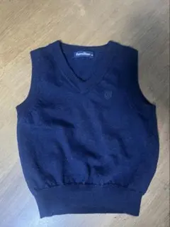 ☆美品☆familiar ファミリア ベスト 100 フォーマル 通園 ニット