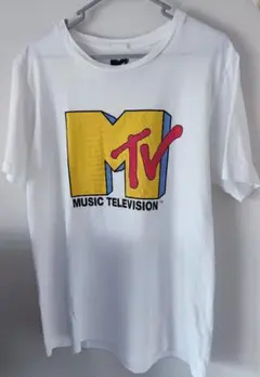 美品 MTV ロゴ Tシャツ ホワイト