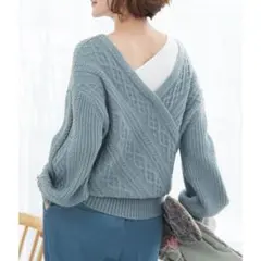 Rope picnic☆美品☆【2WAY】ケーブルカシュクールプルオーバー