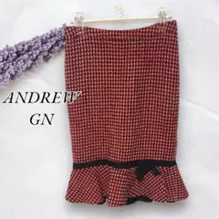 ANDREWGN✨️マーメイドスカート ウール ツイード インポート エレガント