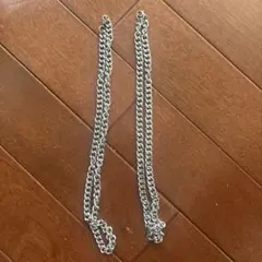 シルバー チェーンネックレス　2つ