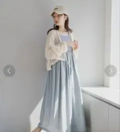 Kastane カットレースカーディガン