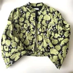 DRIES VAN NOTEN 花柄ジャガードジャケット ブルゾン38のサムネイル