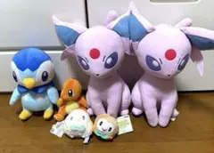 【新品・タグ付】ポケットモンスターめちゃもふぐっとぬいぐるみ＆マスコット　６点