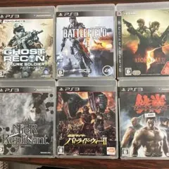 (12-180)PS3バトルゲームまとめ売り6本