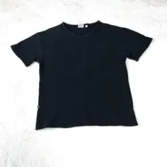 AVIREX アヴィレックス ワッフル カットソー Tシャツ 黒 ブラック M