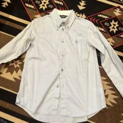 COMME CA ISM ボタンダウンシャツ 120A 水色