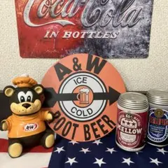 ルートビア　ブリキ看板② アメリカン雑貨