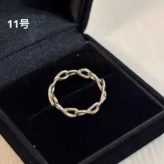 【極美品】ティファニー　インフィニティバンドリング　フルセット　925 オンライン限定】ティファニー インフィニティ ナロー バンド