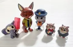 ズートピア ならぶんです フィギュア コンプリート コンプ ニック ガチャ