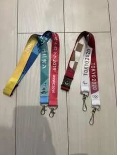 ラグビーワールドカップ2019 東京オリンピック2020 ネックストラップ