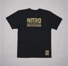 NITROMICROPHONEUNDERGROUND Mサイズ 黒NITRICH 送料無料 NITRO MICROPHONE UNDERGROUND NMU LOGO FLAT VISOR