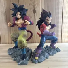ドラゴンボール　ドッカンバトルコラボ賞　超サイヤ人4孫悟空 ベジータ フィギュア