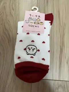 ちいかわ ハート模様靴下