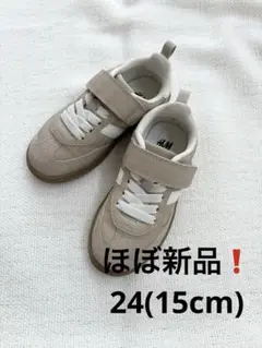 【ほぼ新品❗️】h&m スニーカー 24 (15cm)