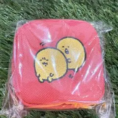 もぐらコロッケ ナガノキャラクターズ カラビナつき 刺繍 スクエアポーチ