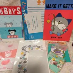 昭和レトロ　キャラクター　レターセット　６冊セット