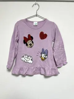 ミニー＆デイジー　長袖Tシャツ　100センチ