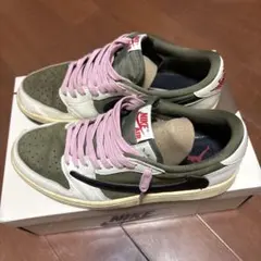 正規品✨Travis Scott Air Jordan 1 リバースオリーブ