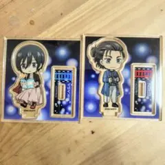 進撃の巨人 JR東海 名古屋駅 コラボ 推し旅 アクスタ エレン　ミカサ