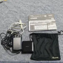 NEC Aterm W500P-B 無線LANルーター トラベルルーターのサムネイル