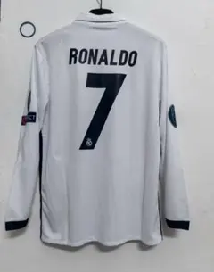 16/17 レアル・マドリード 長袖 ユニフォーム 7番 ロナウドMサイズ