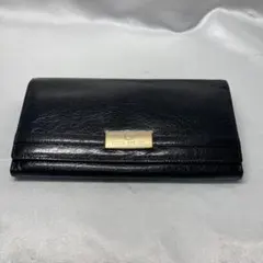 mila schon ミラショーン　長財布 ブラック レザー ゴールドプレートのサムネイル